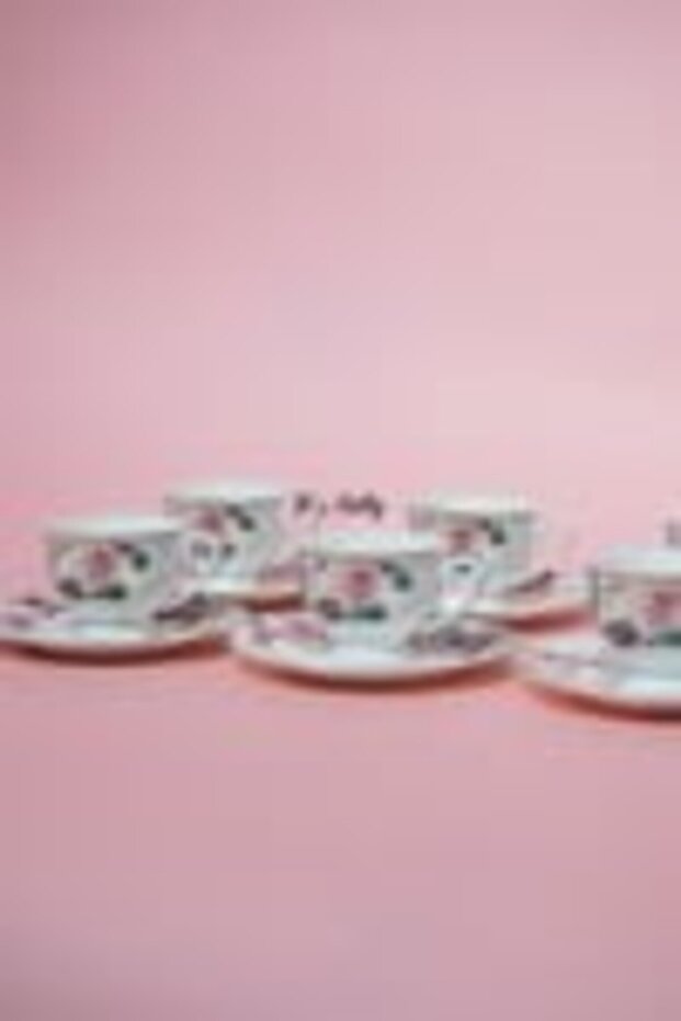 Rose Deluxe 6-Piece Coffee Set