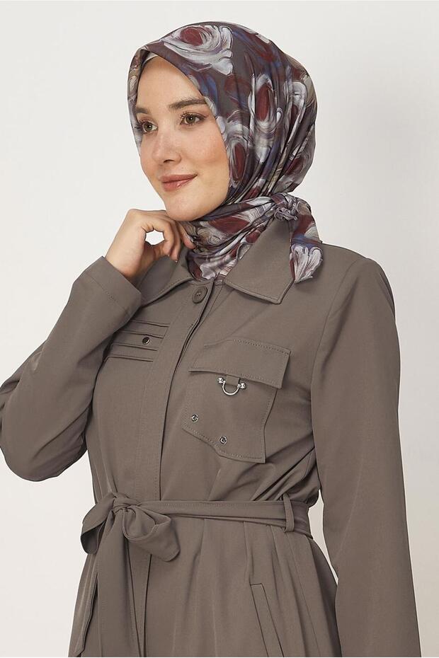 وشاح طبيعي منقوش 8636
