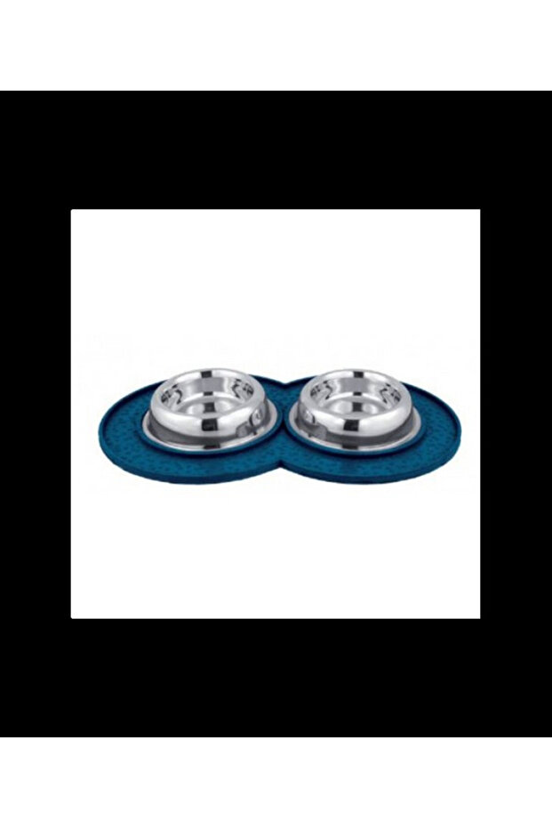 Kumar Steels Anti Spill Rubber Mat Dog Bowl