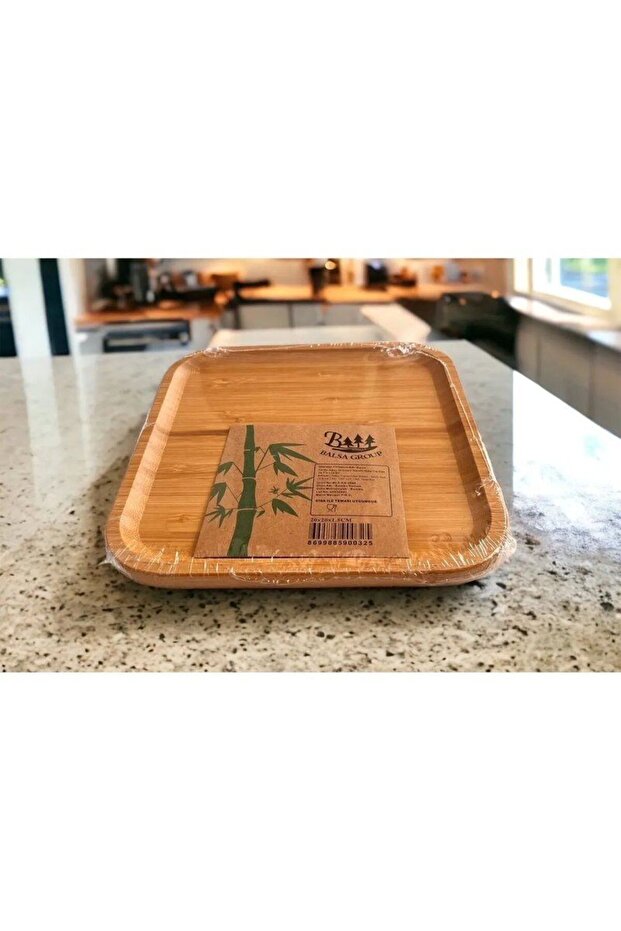 Bamboo Square Plate 20 * 20 * 1.5 cm Royaleks-Kr2020