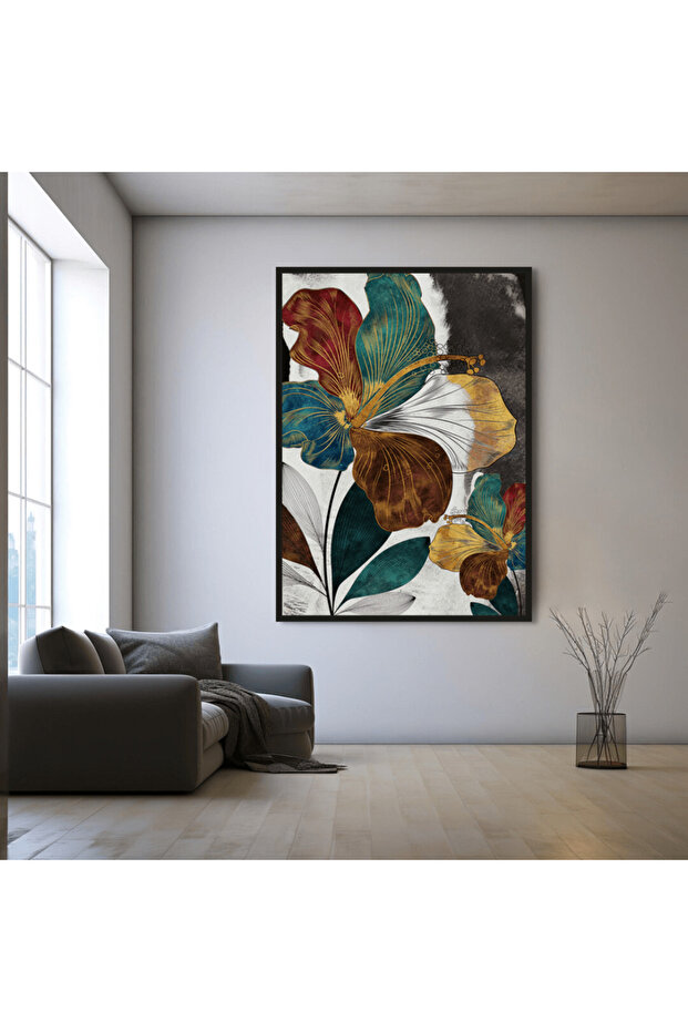 Large Wall Art with Frame 70 x 90 cm for Living Room Decorative Wall Decor