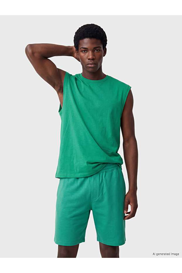 Trendlucky Relaxed Fit Oval Collar Combed Cotton Men's T-Shirt with a Difference