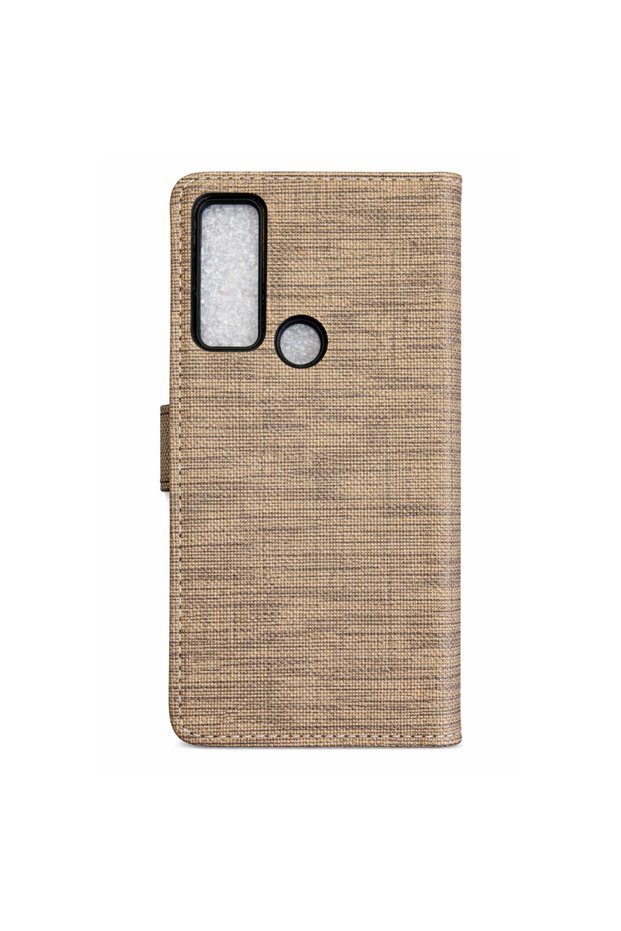 Tcl 20 Se Compatible Trend S Plus Flip Cover Case - Brown