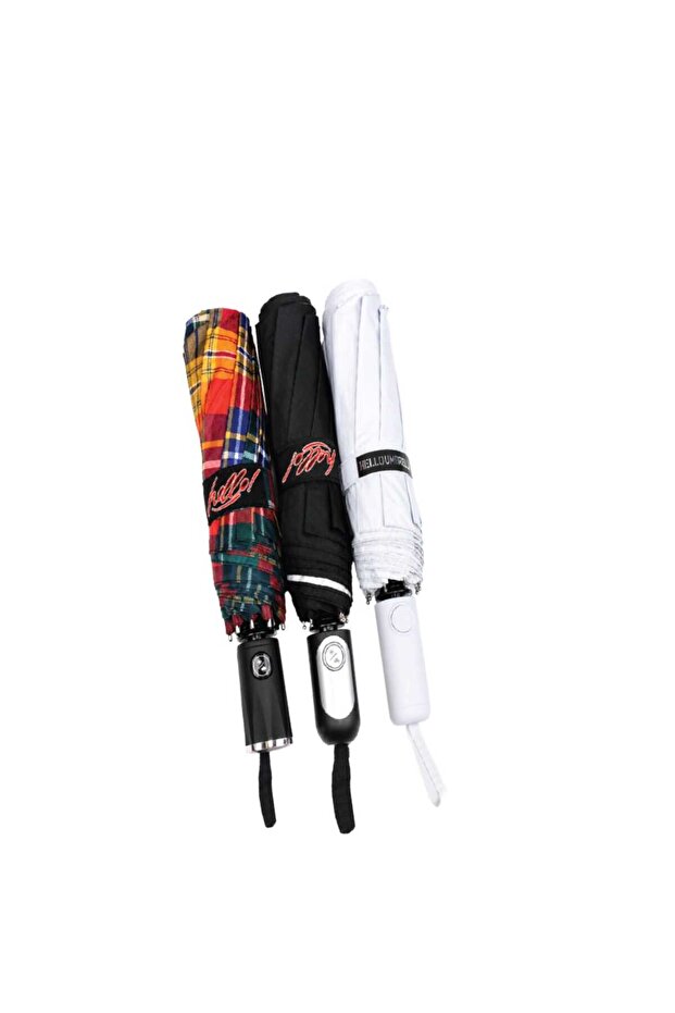 3-Fold Automatic UV Umbrella, Assorted