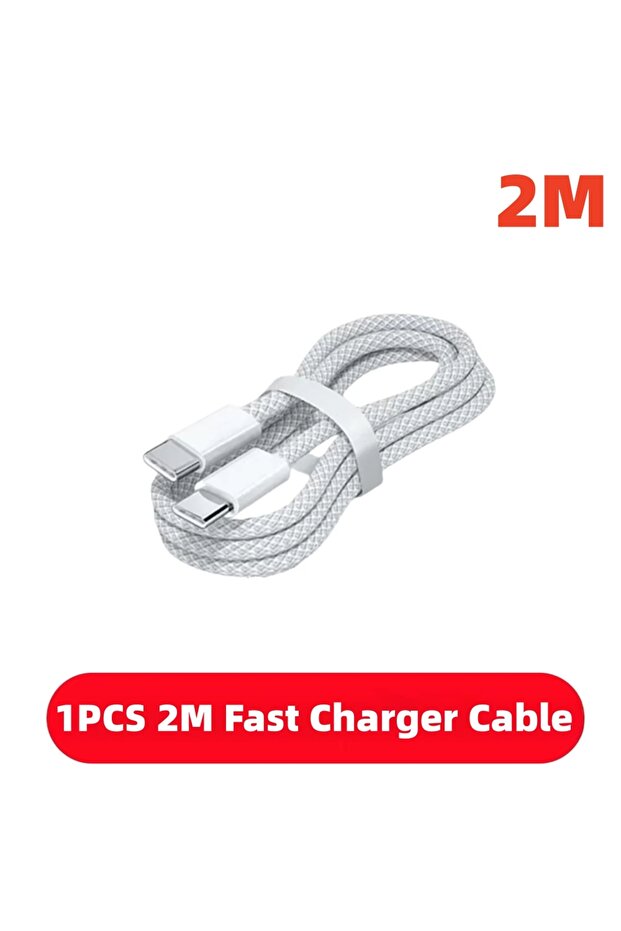 كابل USB-C إلى USB-C بطول 1 متر، 1-10 قطع، يدعم الشحن السريع بقوة 100 واط