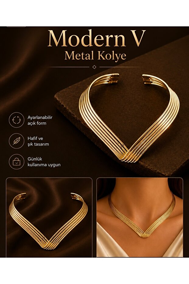 Metal V Kolye