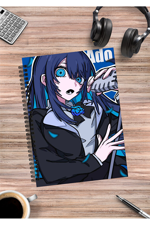 Ado Anime Spiral Notebook A5 (50 Sheets)