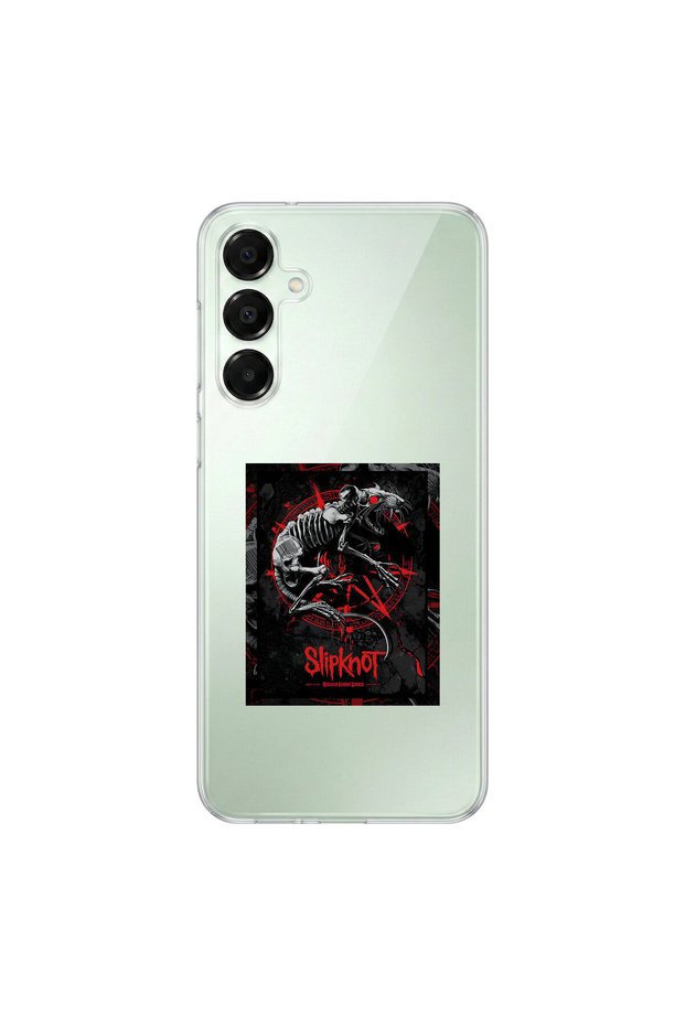 Samsung Galaxy A16 Compatible Metal 18 Design Transparent Case