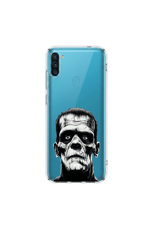Samsung Galaxy M11 Compatible Horror 6 Design Transparent Case
