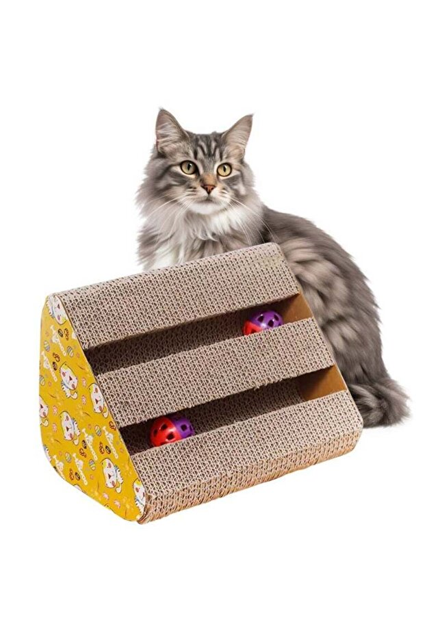 Cat Scratch Board With Ball