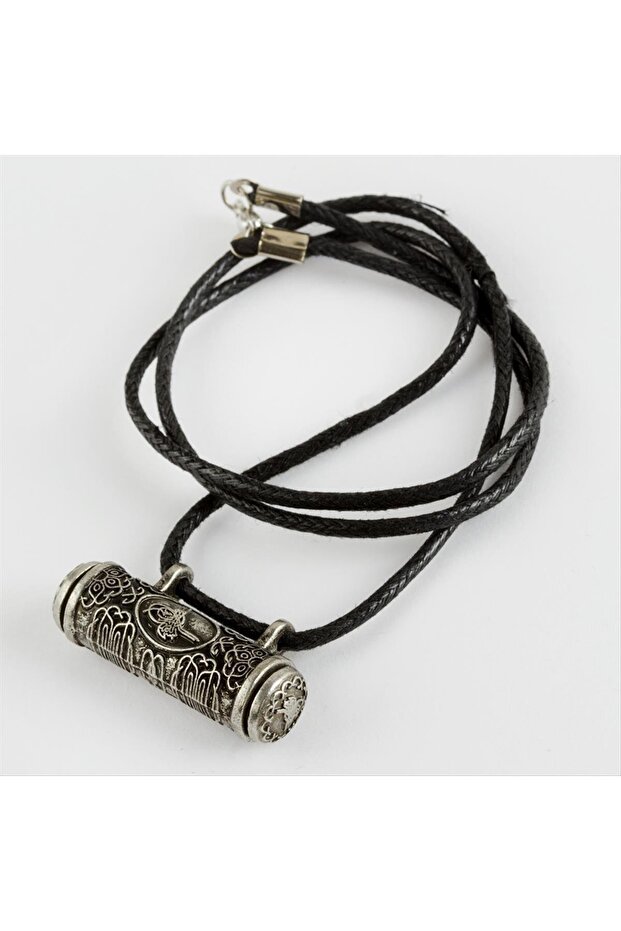 Zengemtr Verse Container (231525) Pendant with Chain-Black