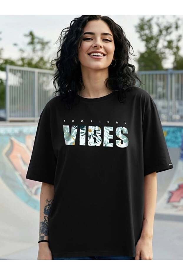 Printed Oversize Tshirt - 3