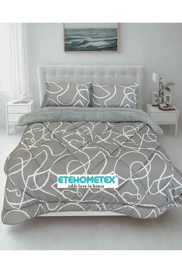 Double Luxury Welsoft Bedspread Set 195X215Cm