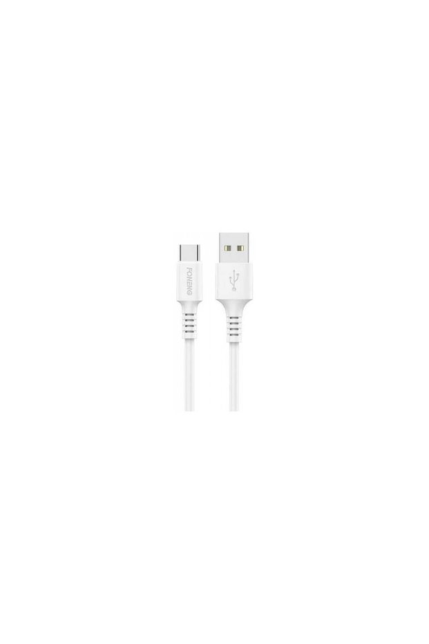 Καλώδιο USB-A - USB-C, 1m, Λευκό