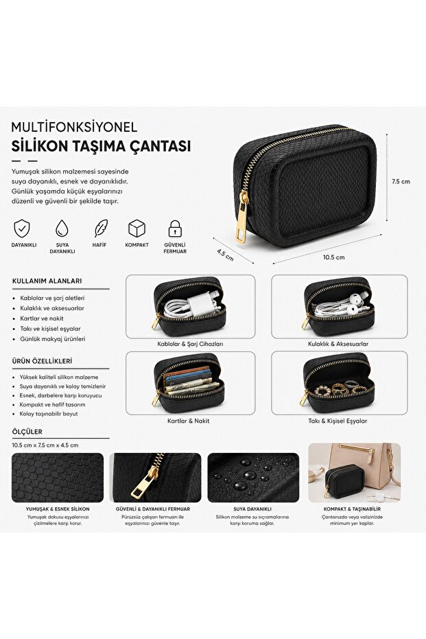 Multifunctional Silicone Carrying Bag