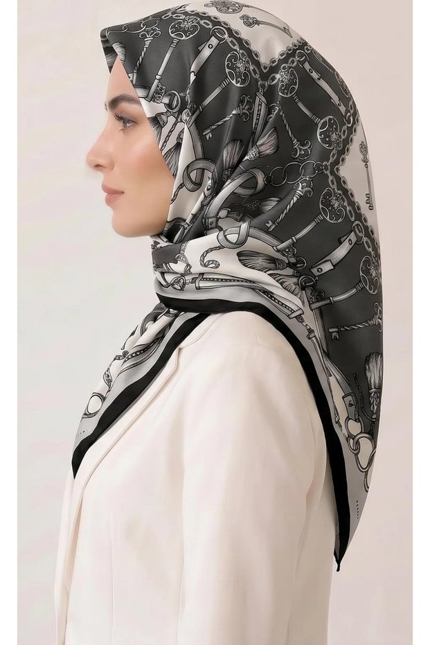وشاح إليسا 2003-009 رمادي