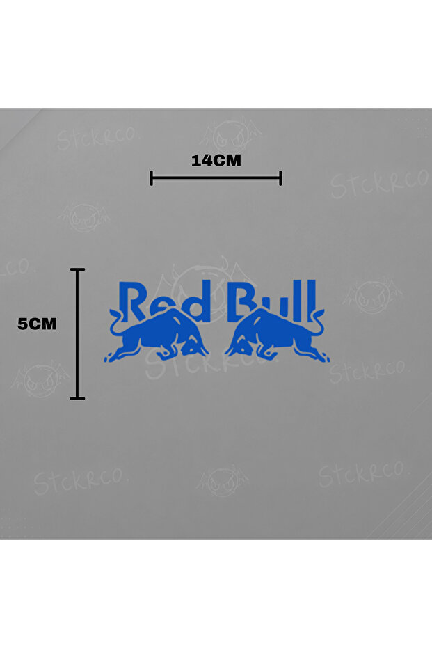 Bull Energy Sticker Label for Motor-Car-Helmet 2Pcs
