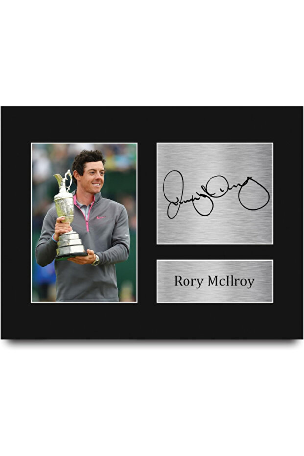 Rory McIlroy Gifts Signed Printed Autograph Golf Photo Display - US Letter Size