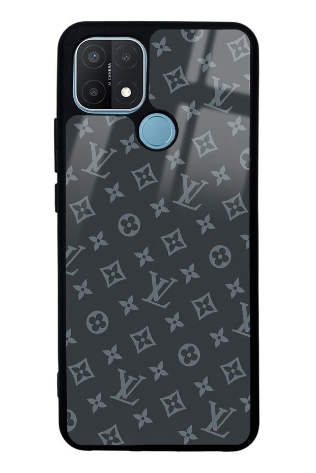 Oppo A15 Gray Lv Design Glossy Phone Case