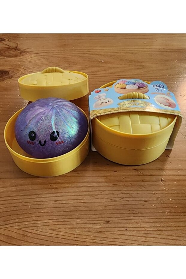 Glittery Squishy Dumpling Gel 8.5cm (Assorted Colours)