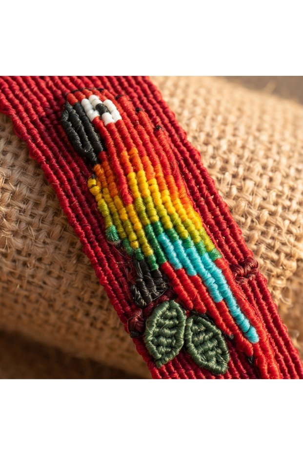 Parrot Macrome Bracelet