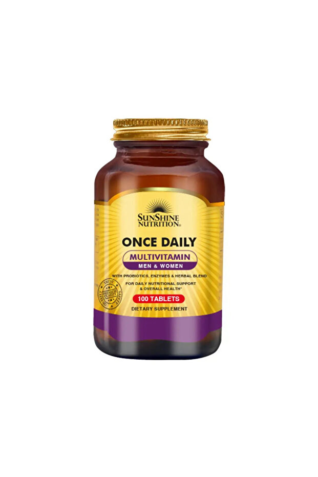 SUNSHINE ONCE DAILY MULTI MEN&WOMEN TAB 100S