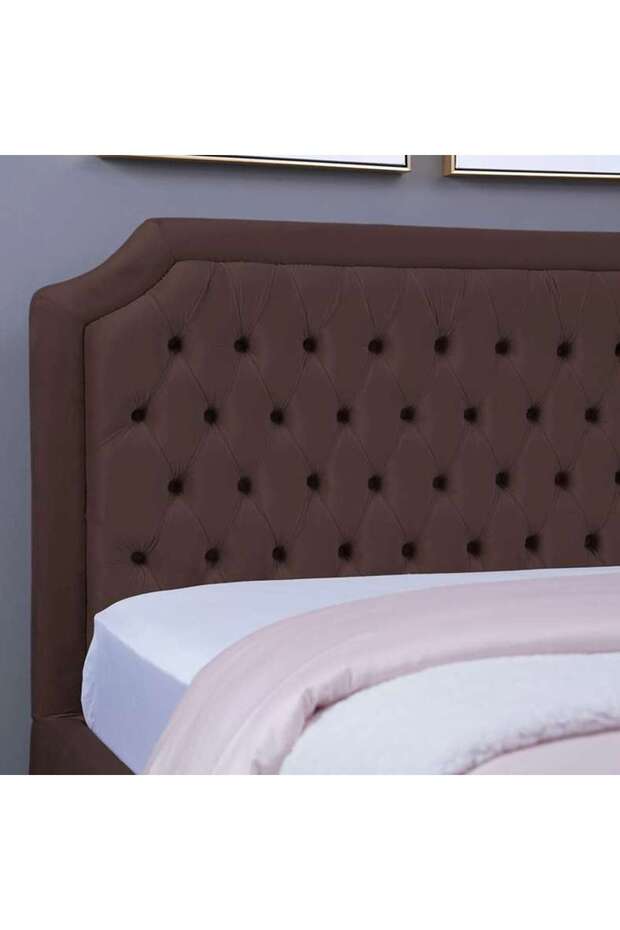 ANDROMEDA HEADBOARD VELVET BROWN L-140 : H-125 CM