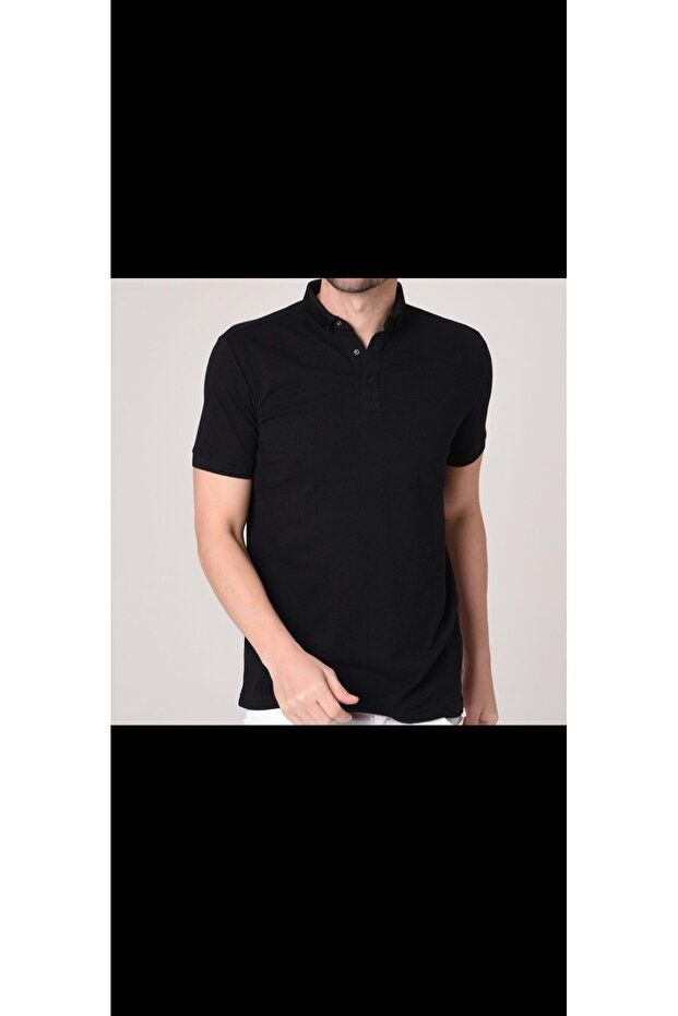 Polo Collar Men's T-Shirt Short Sleeve Slim Fit
