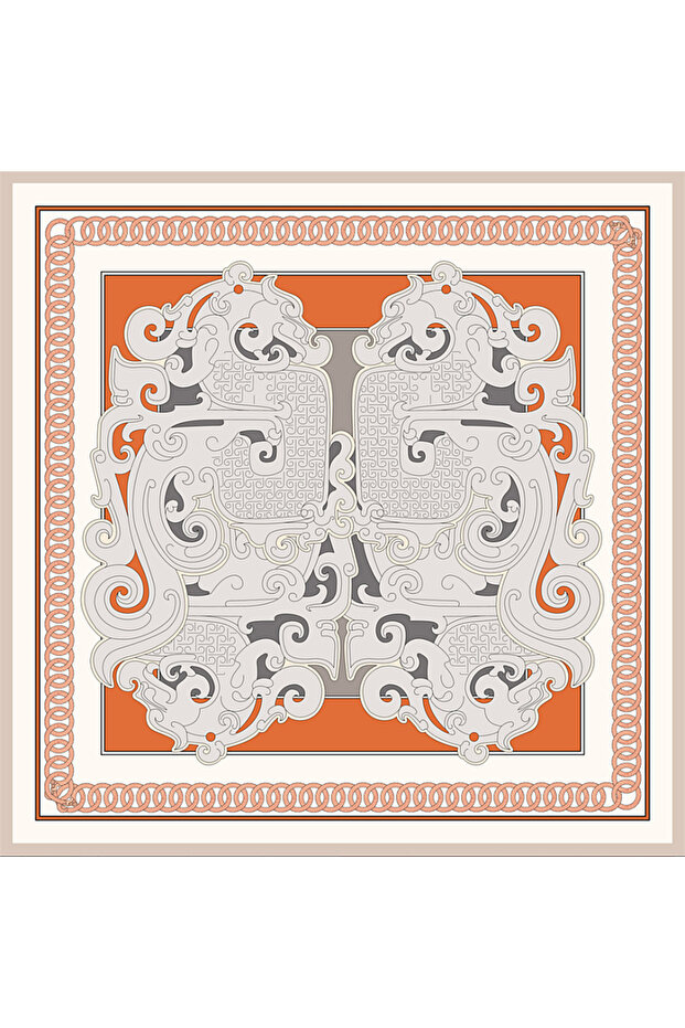 Silk Twill Scarf 2026 Avantgarde Series Double-Sided 100% Silk 90X90