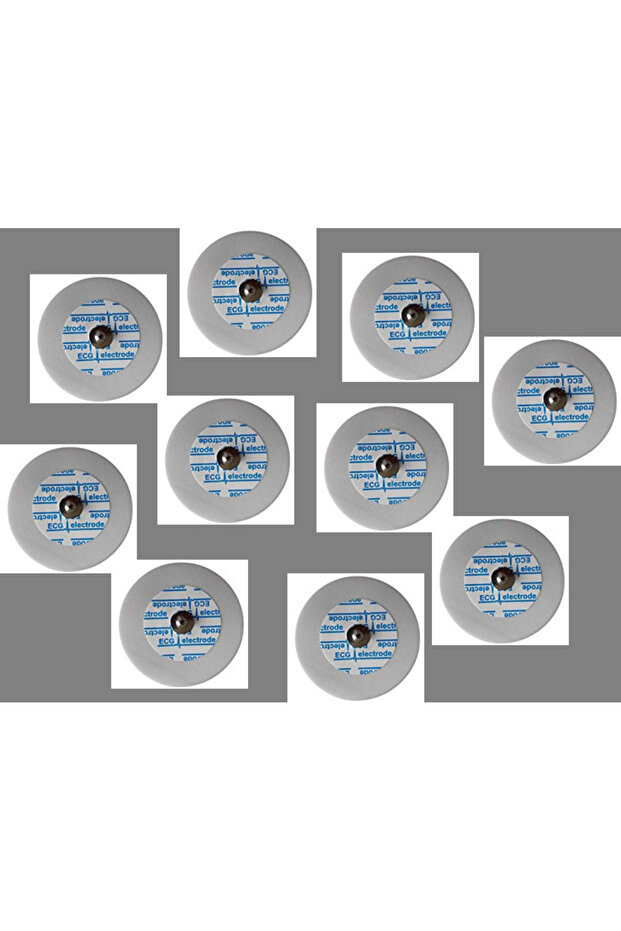 8D6 (10pcs) Electrode Pads for ECG EKG Heart Monitor