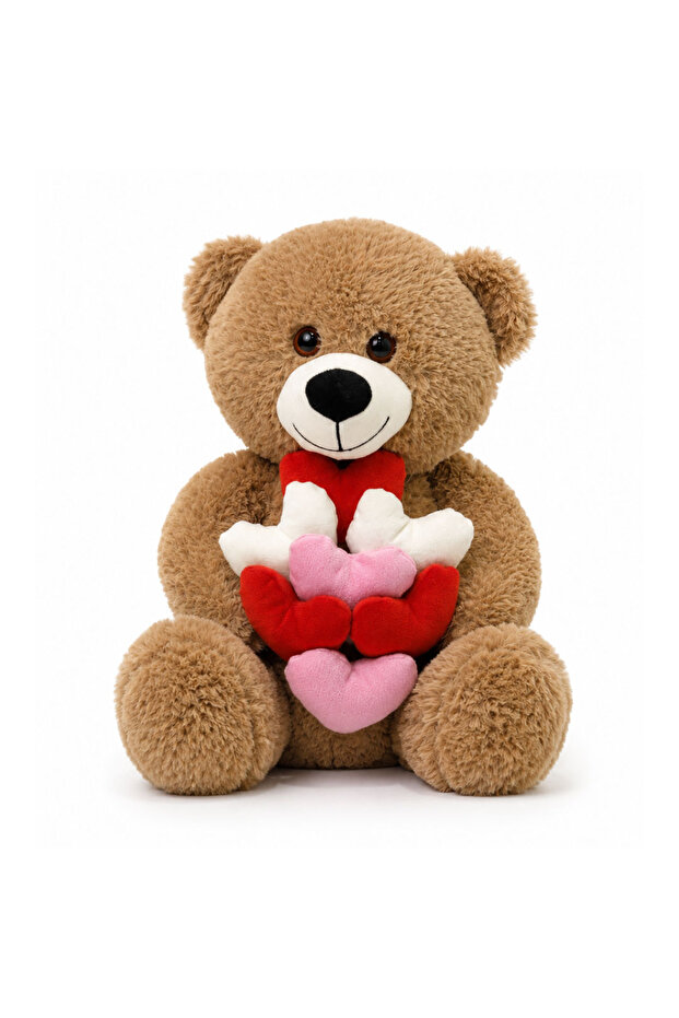 35 cm Multi-Heart Teddy Bear Plush Toy