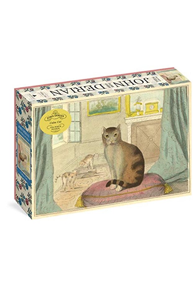 John Derian Paper Goods Calm Cat 75Piece Puzzle