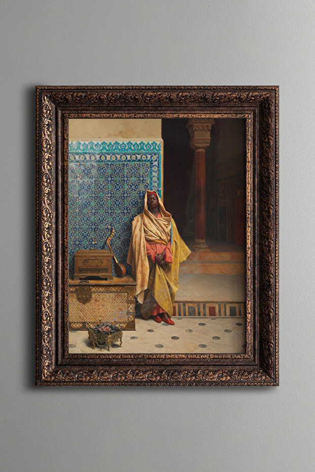 كاميد - طاولة منقوشة بتصميم عتيق - موديل سميك