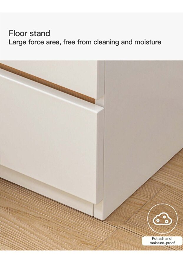 Nightstands Simple Modern Bedroom Bedside Table Solid Wood Minimalist Multi-function Light Luxury Style - 8