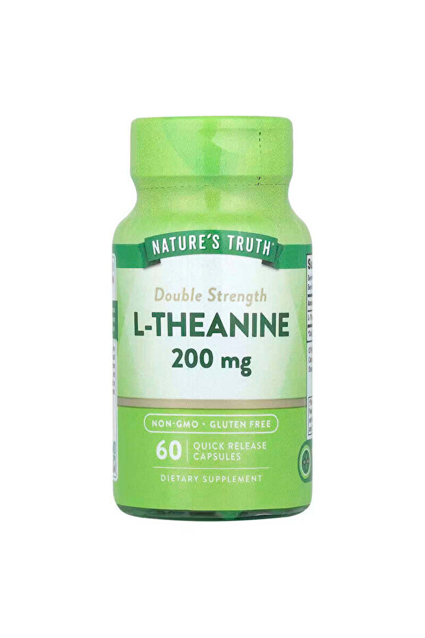 L-Theanine Brain & Cognitive Amino Acid 200 Mg 60 Quick Release Capsules