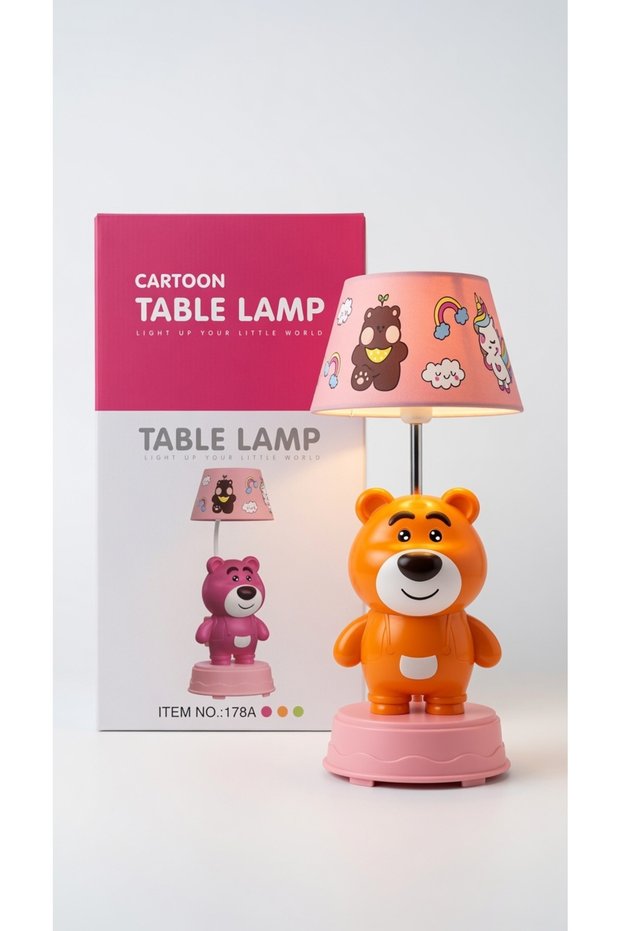 Table Lamp for Children Adjustable Character Night Light Charging Desk Lamp