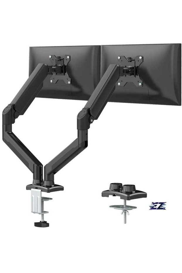 Dual Monitor Mount Stand, Adjustable Monitor Stand, Articulating Gas Spring Monitor Arm