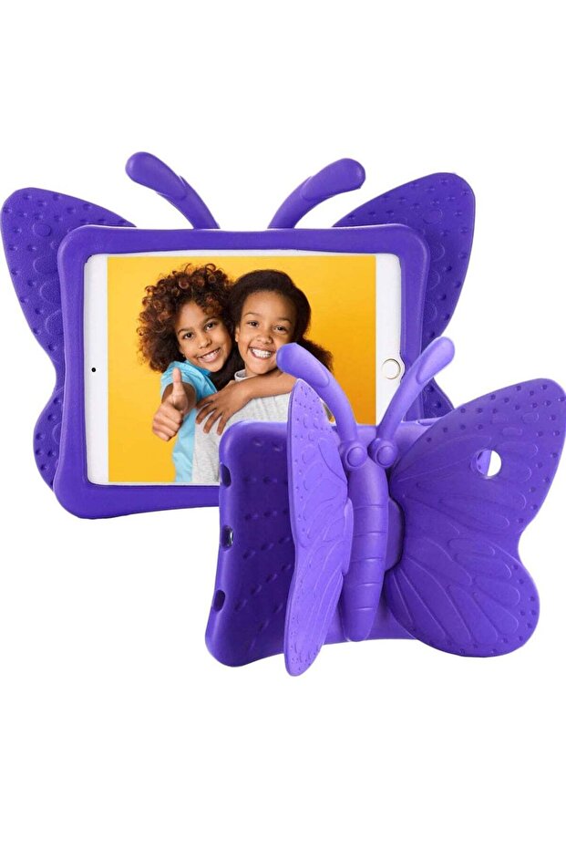 iPad 6th Generation Case for Kids - Lightweight Kid-Proof Soft EVA Foam Protective Cover for iPad 9.7 (2018/2017) - Purple