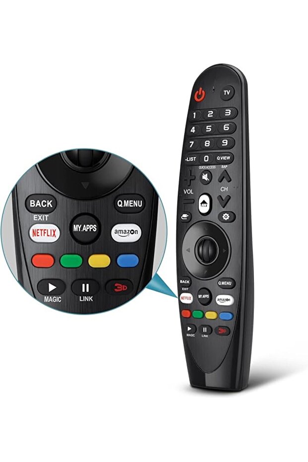 Universal Remote Control for LG Smart TV Magic Remote Replacement - No Voice/Pointer