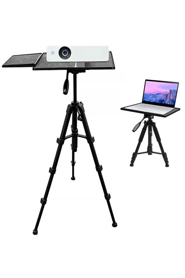 Projector Tripod Stand Universal Laptop Floor Holder Height Adjustable 53-110cm Foldable