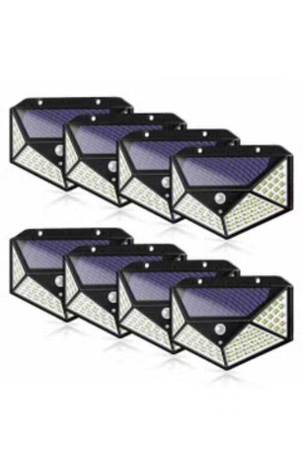 8 Pairs Solar LED Outdoor Lights with Reflectors – Waterproof Lighting for Front Door, Yard, Garage, and Deck