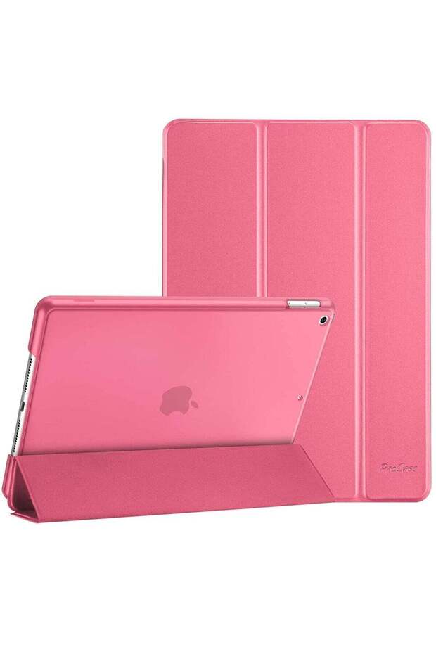 iPad 10.2 Case - Compatible with 9th/8th/7th Gen - Slim Stand Hard Back Shell - Pink