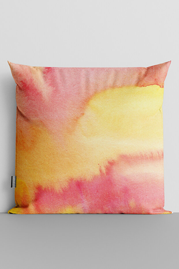 Watercolor Themed Double Sided Digital Printed Throw Pillow Cover - 2690