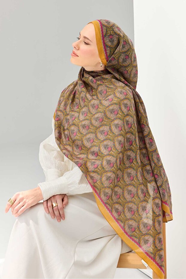 Tencel Monare Shawl Bud Yellow