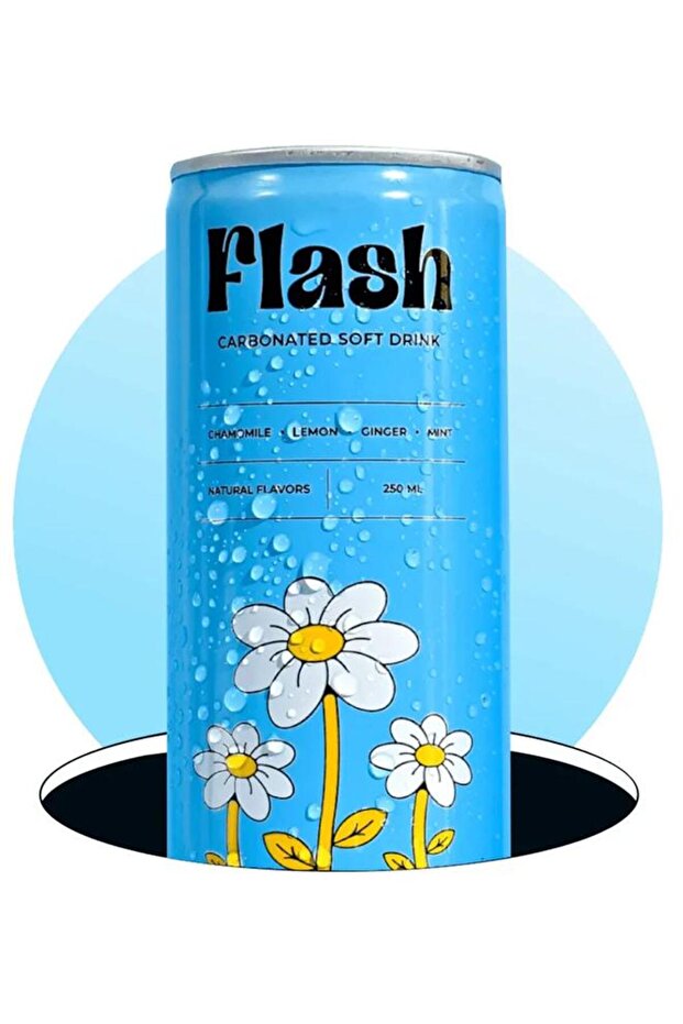 Carbonated Soft Drink Lemon-Ginger-Mint-Chamomile 250ml