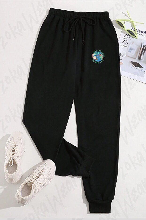 Unisex Ren and Stimpy Save the Earth You Printed Sweatpants
