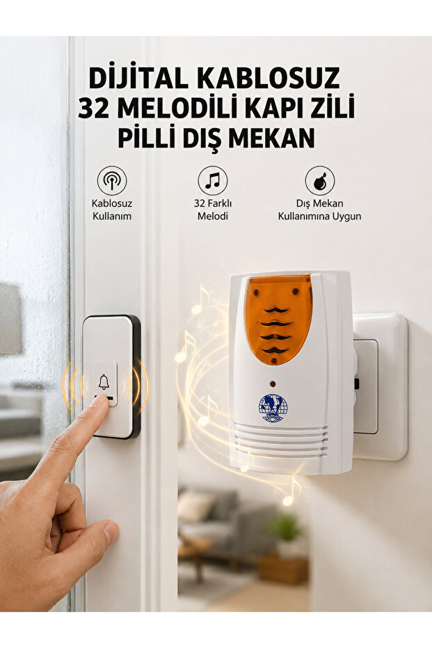Wireless Doorbell Next Generation for Neat and Comfortable Living Spaces -
