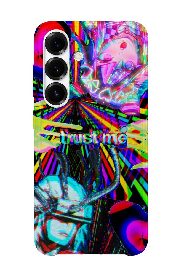 Samsung Galaxy S26 Plus Compatible Printed Transparent Phone Case |   Collection: Neondream District