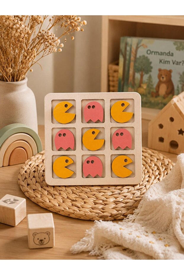 Pacman Sos Oyunu Ahşap