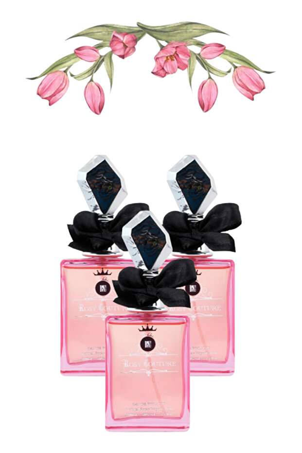 3 قطع من عطر روزي كوتور 100 مل